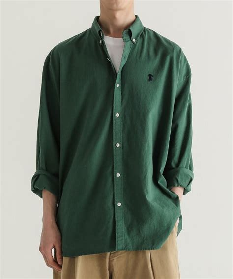 녹색 셔츠 코디