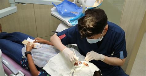 단국대 치과병원, 잼버리 대원 20명 구강검진 의료봉사