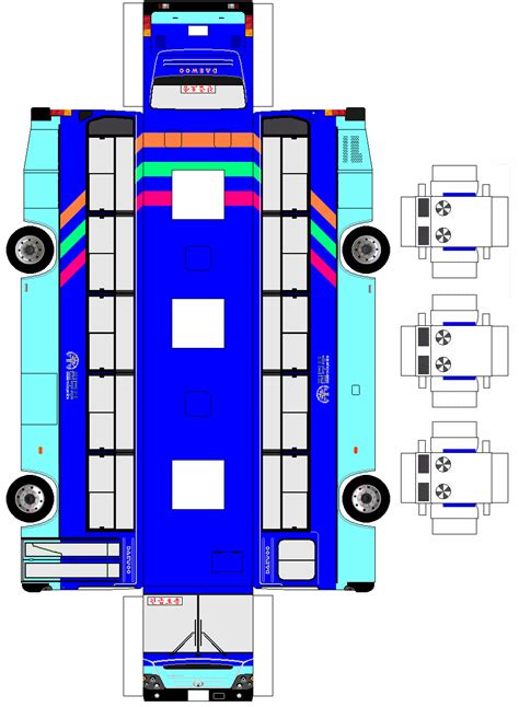 대우 버스 모형