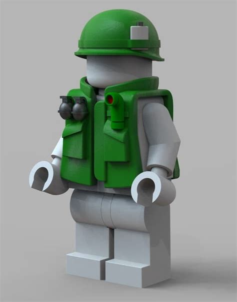 레고 미군 - 월남전 복장으로 레고 미니피규어 커스텀을 제작