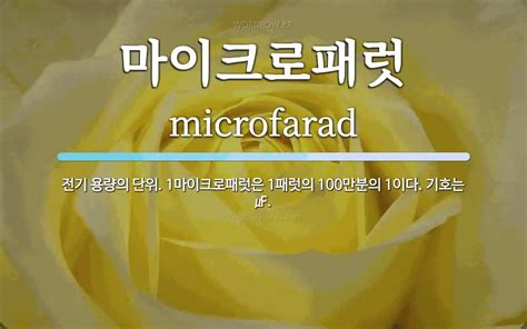 마이크로패럿 microfarad, μF 과학문화포털 사이언스올