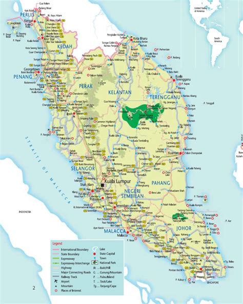 말레이시아 지도