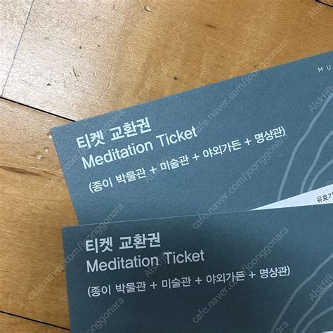 뮤지엄산 티켓