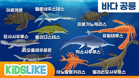 바다 공룡 종류