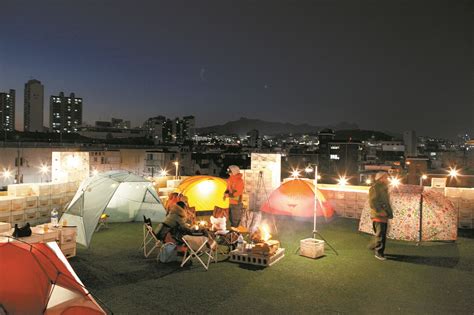 부산 영도 남항동 글램핑 몽작에서 도심속 캠핑 즐기면서 단체