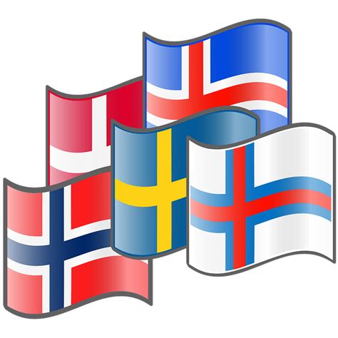 북유럽-국기