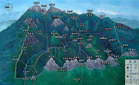 북한산 등산 지도nbi