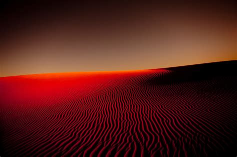 붉은 모래 사막