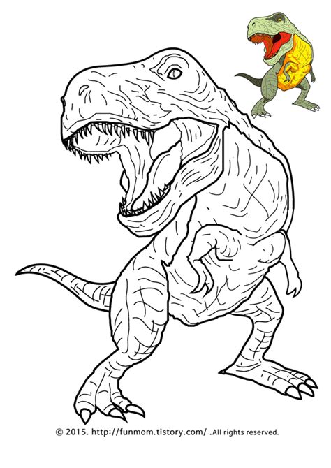 색칠공부 공룡 프린트 자료
