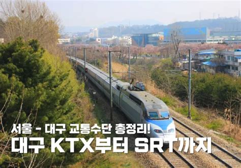 서울 대구 Ktx