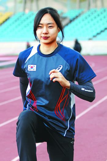 성 한국 여자 육상선수 화보