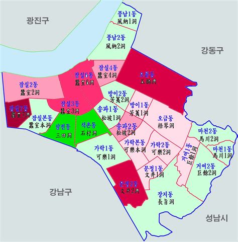 송파 지도
