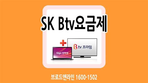 실시간 B tv 요금제 B tv SK브로드밴드 - skt tv