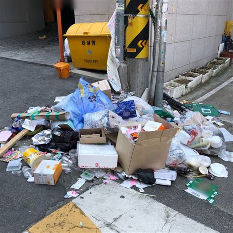 쓰레기 무단 투기 논설문