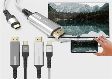 아트뮤 Type C to HDMI 미러링 케이블로 C타입 노트북 모니터 연결