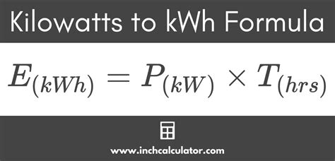 에서 kWh 로의 변환 계산기 RT>kW에서 kWh 로의 변환 계산기