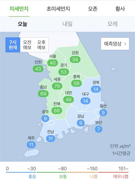 오늘 미세 먼지 는 - 오늘/내일/모레 대기정보 Airkorea>에어코리아