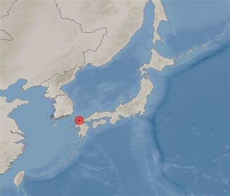 일본 후쿠오카 앞바다 지진부산서 유감 신고 70여건