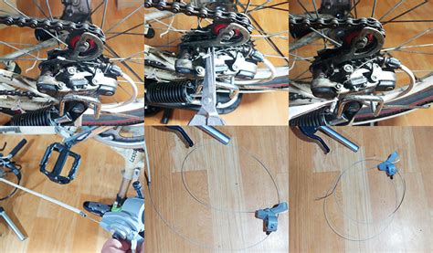 자전거 기어 체인 변속기 레버 교체 과정 방법