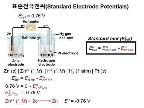 전기화학의 기본개념 산화 및 환원 전극 - 산화 전극