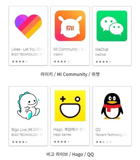중국 앱
