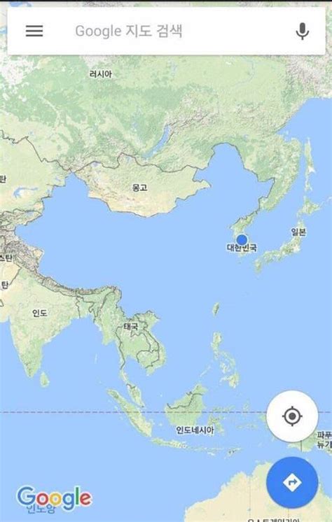 중국 없는 지도