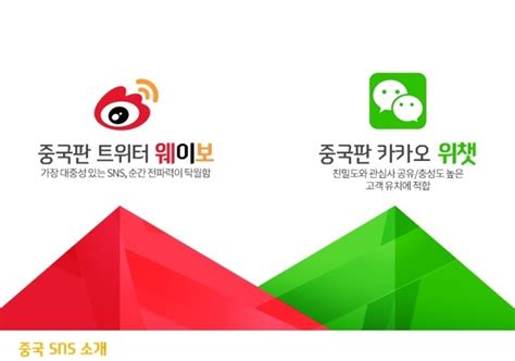 중국 SNS의 양대산맥 웨이보 VS. 위챗 미디컴