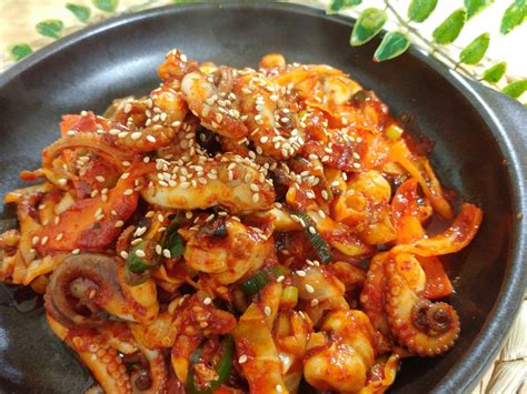 쭈꾸미 볶음 덮밥, 매콤한 제철 요리 쭈구미 요리 엠제이