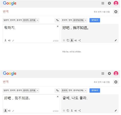 최신 구글 번역기 수준ㄷㄷ - 웃긴 구글 번역
