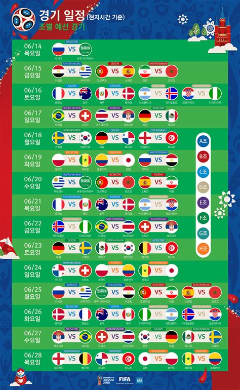 축구 월드컵 예선 일정