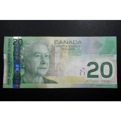 캐나다 여왕 vf 옥션 - 20 달러 지폐