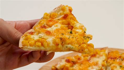 콘 치즈 피자