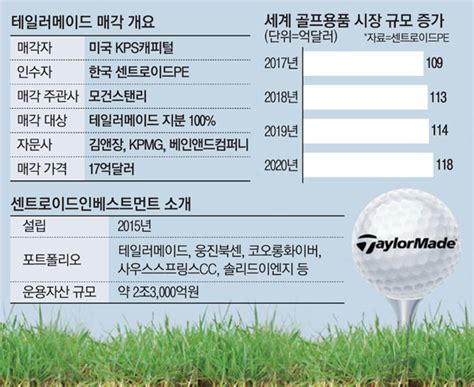 테일러메이드 한국 골프공 됐다토종 사모펀드가 인수 매일경제