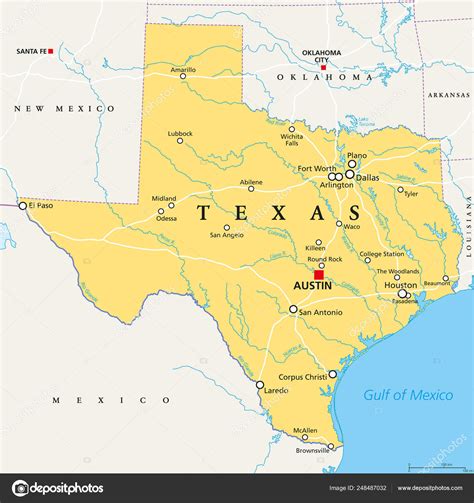 텍사스 지도
