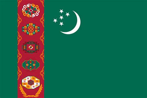 투르크 메니스탄 국기
