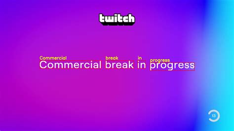 트위치 commercial break in progress