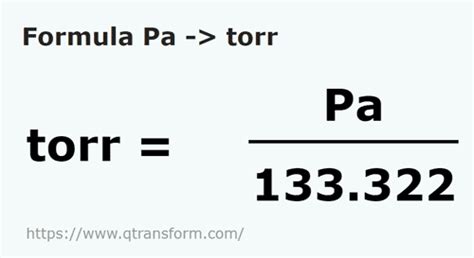 파스칼 와 과 토르 변환기 - pa to torr - U2X