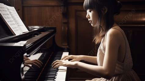 피아노 치는 여자
