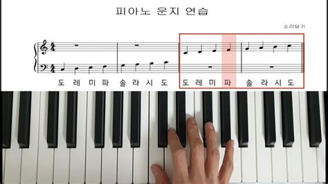 피아노 코드 운지법