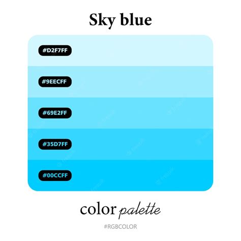 하늘색 색상 코드