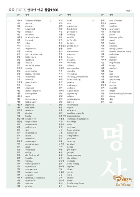 한국어 고급 어휘 pdf