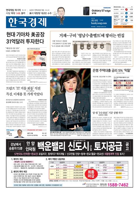 한국 경제 신문 구독 -