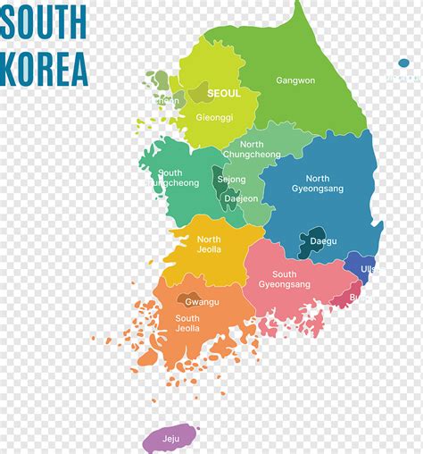 한국 지도 Png