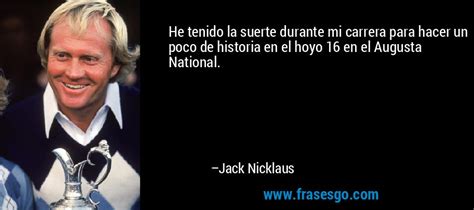 ﻿¿cuántos hoyos en la carrera tiene jack nicklaus?