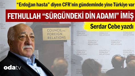 ﻿Bahis konseyi: Erdoğan hasta diyen CFRnin gündeminde yine Türkiye vars