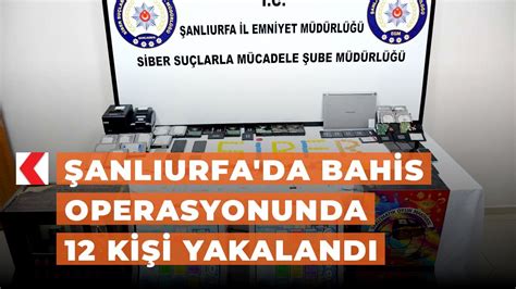 ﻿Istanbul seçim bahis: Şanlıurfada bahis operasyonunda 12 kişi yakalandı   Video 