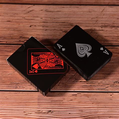 ﻿Poker malzemeleri: 54pcs su geçirmez kartları Set Poker kart kümelerini
