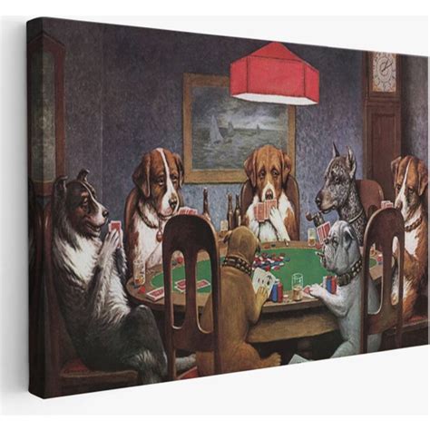﻿Poker oynayan köpekler tablosu: Cassius Marcellus Coolidge 