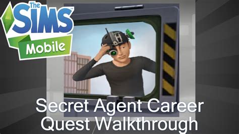 ﻿cómo iniciar la carrera de agente secreto sims mobile
