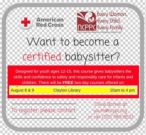 ﻿certificación del curso de niñera de la cruz roja